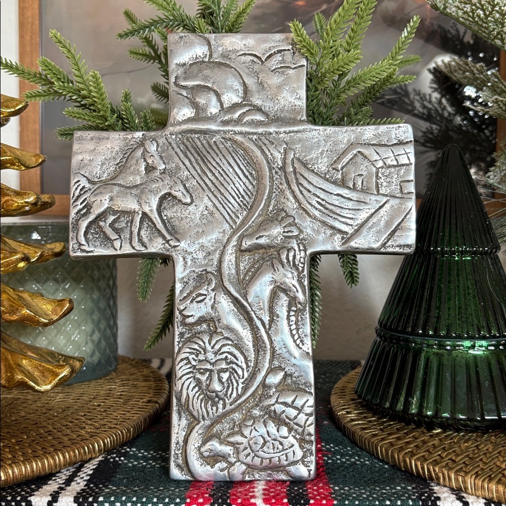Vintage (1995) Limited Edition (#306) Handmade ‘Noah’s Ark’ Wall Cross